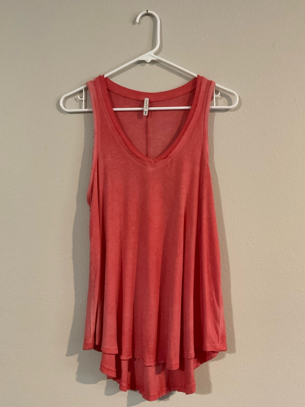 Z Supply V-Neck Flowy Tank Top - Coral